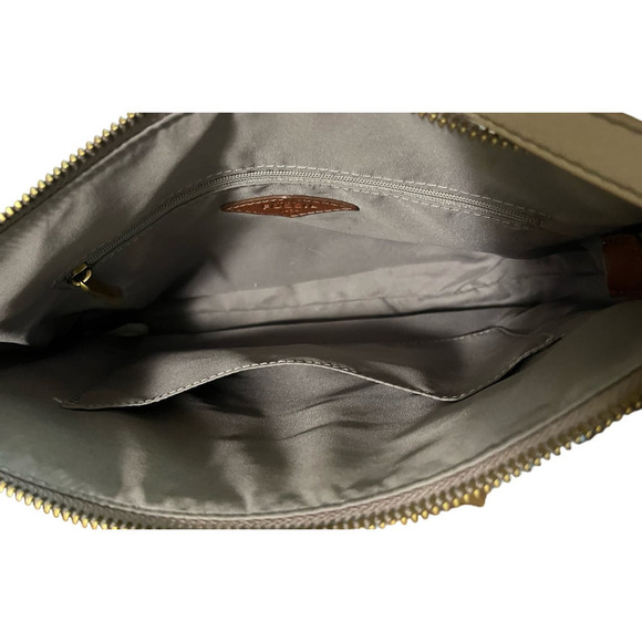 Fossil Crossbody Handbag, Tan with Tan Trim, Very Clean - Picture 7 of 7
